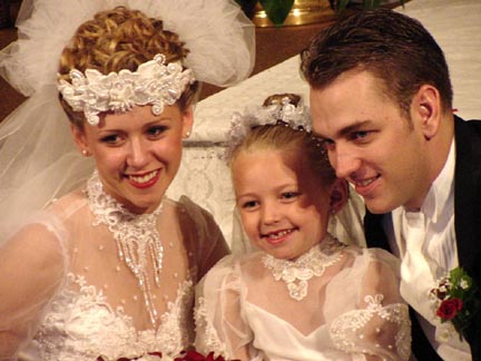 Our oldest son, Shane, married Lindsay Monson on September 30, 2000. Shane's daughter, Satori Handley, was the flower girl